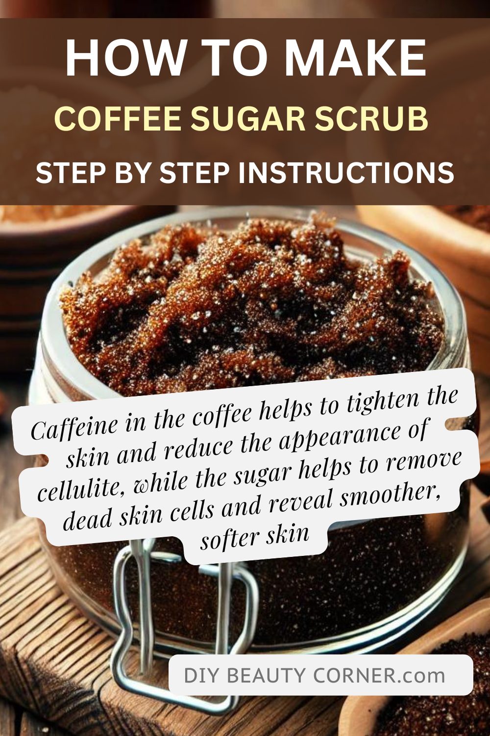 How to Make Coffee Sugar Scrub DIY Homemade Recipe