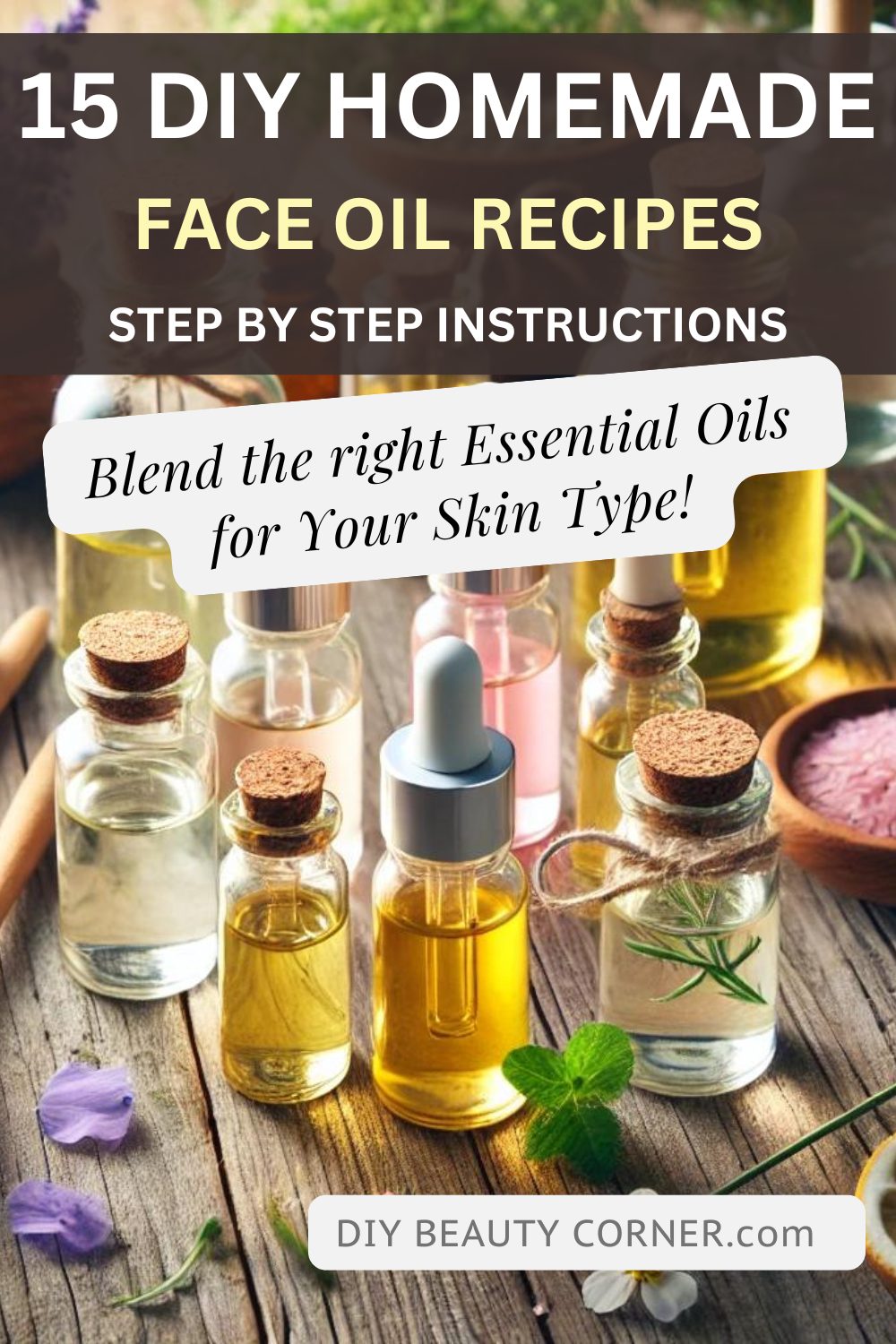 How to Make a Custom Face Oil Blend with Essential Oils