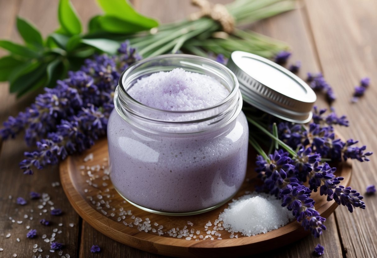 DIY Foaming Sugar Scrub Recipe Lavender