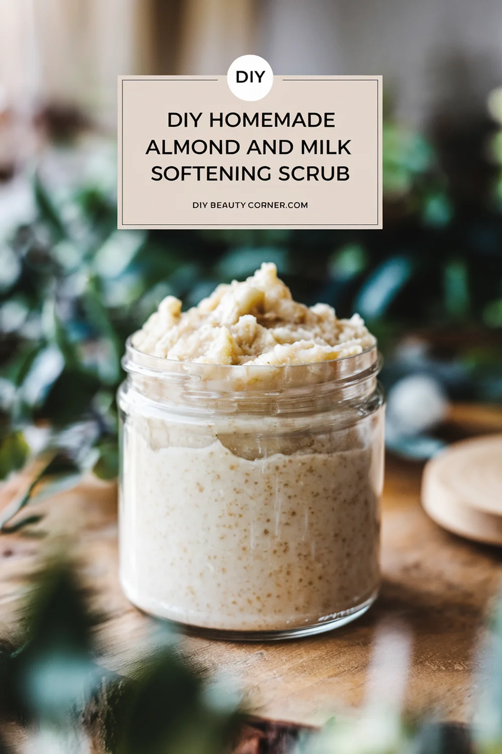 DIY HOMEMADE Almond and Milk Softening Scrub 