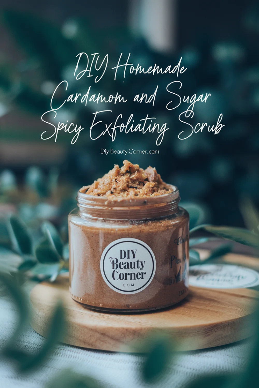 DIY HOMEMADE Cardamom And Sugar Spicy Exfoliating Scrub 