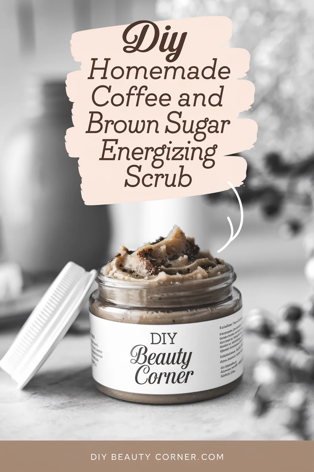 DIY HOMEMADE Coffee And Brown Sugar Energizing Scrub 