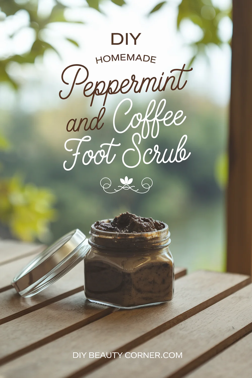 DIY HOMEMADE Peppermint and Coffee Foot Scrub 