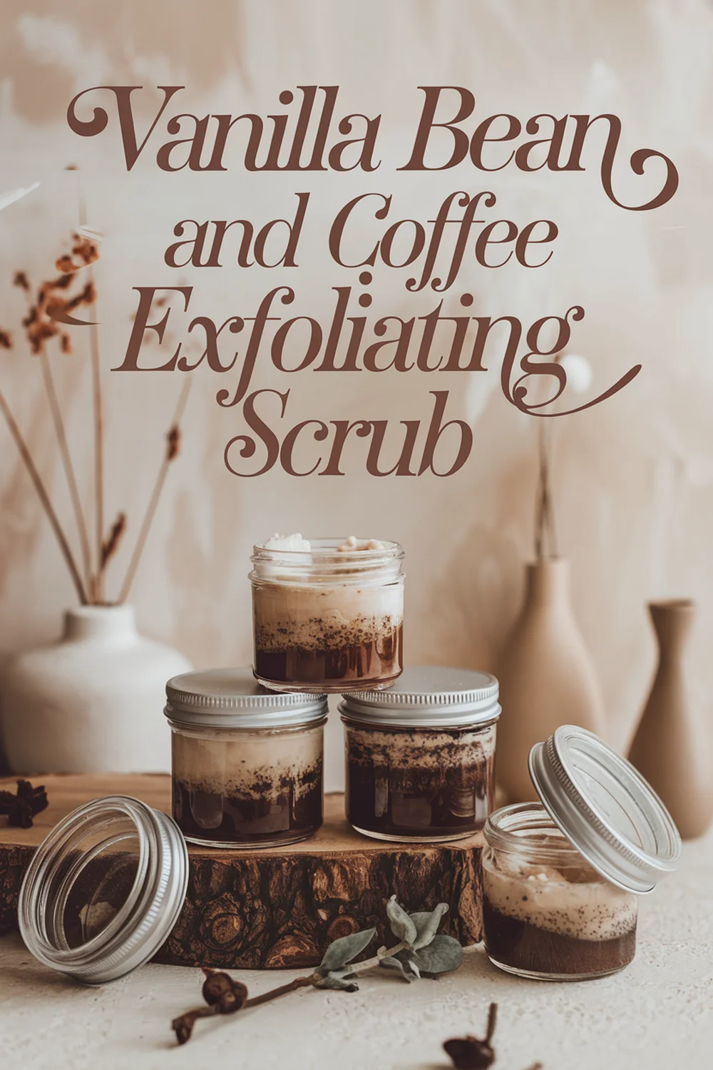 DIY HOMEMADE Vanilla Bean and Coffee Exfoliating Scrub 