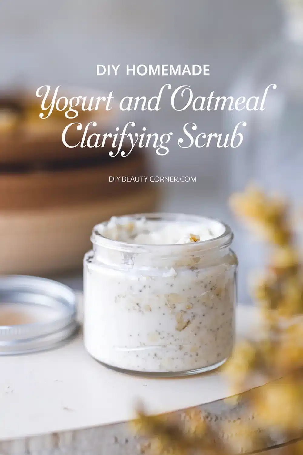 DIY HOMEMADE Yogurt and Oatmeal Clarifying Scrub