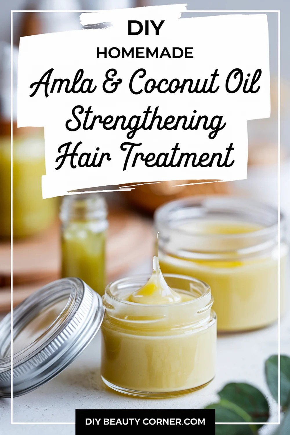 DIY HOMEMADE Amla & Coconut Oil Strengthening Hair Treatment 