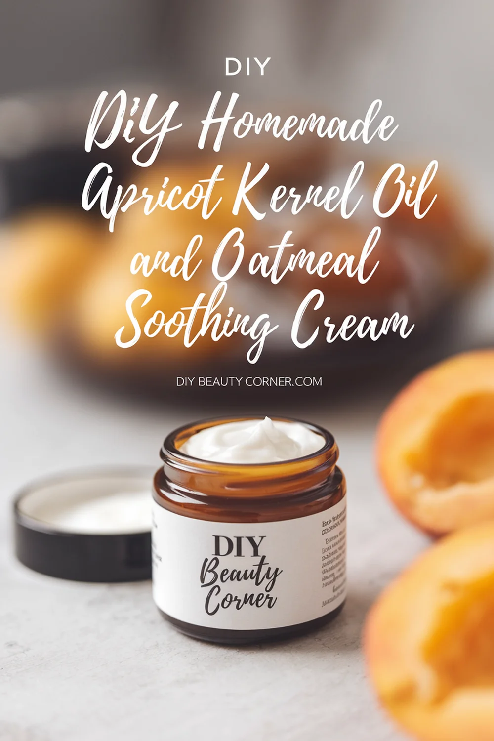 DIY HOMEMADE Apricot Kernel Oil and Oatmeal Soothing Cream 