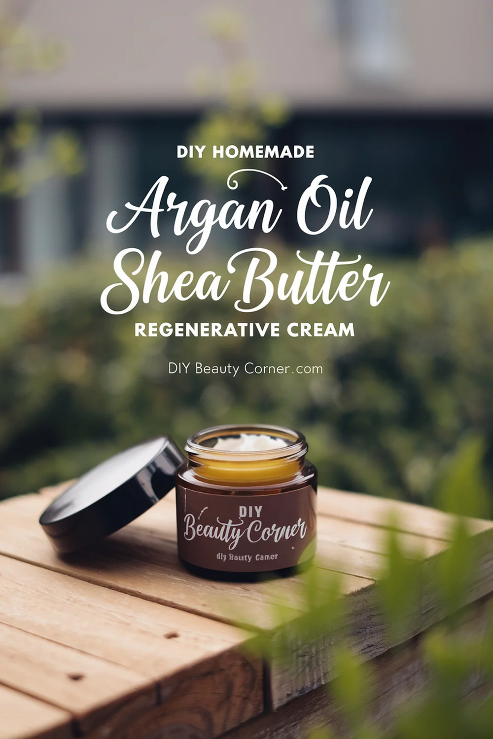 DIY HOMEMADE Argan Oil and Shea Butter Regenerative Cream 