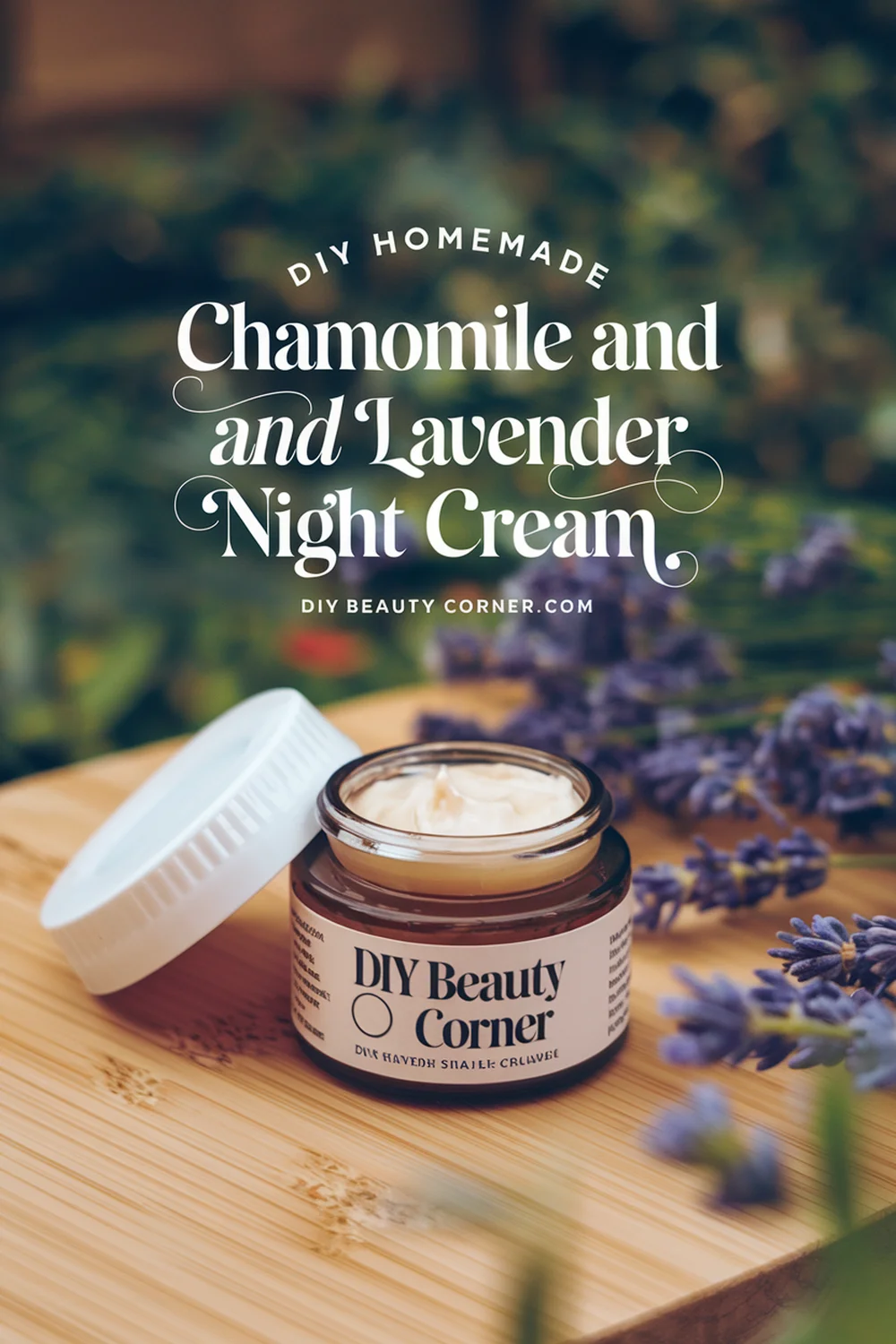 DIY HOMEMADE Chamomile and Lavender Healing Night Cream 