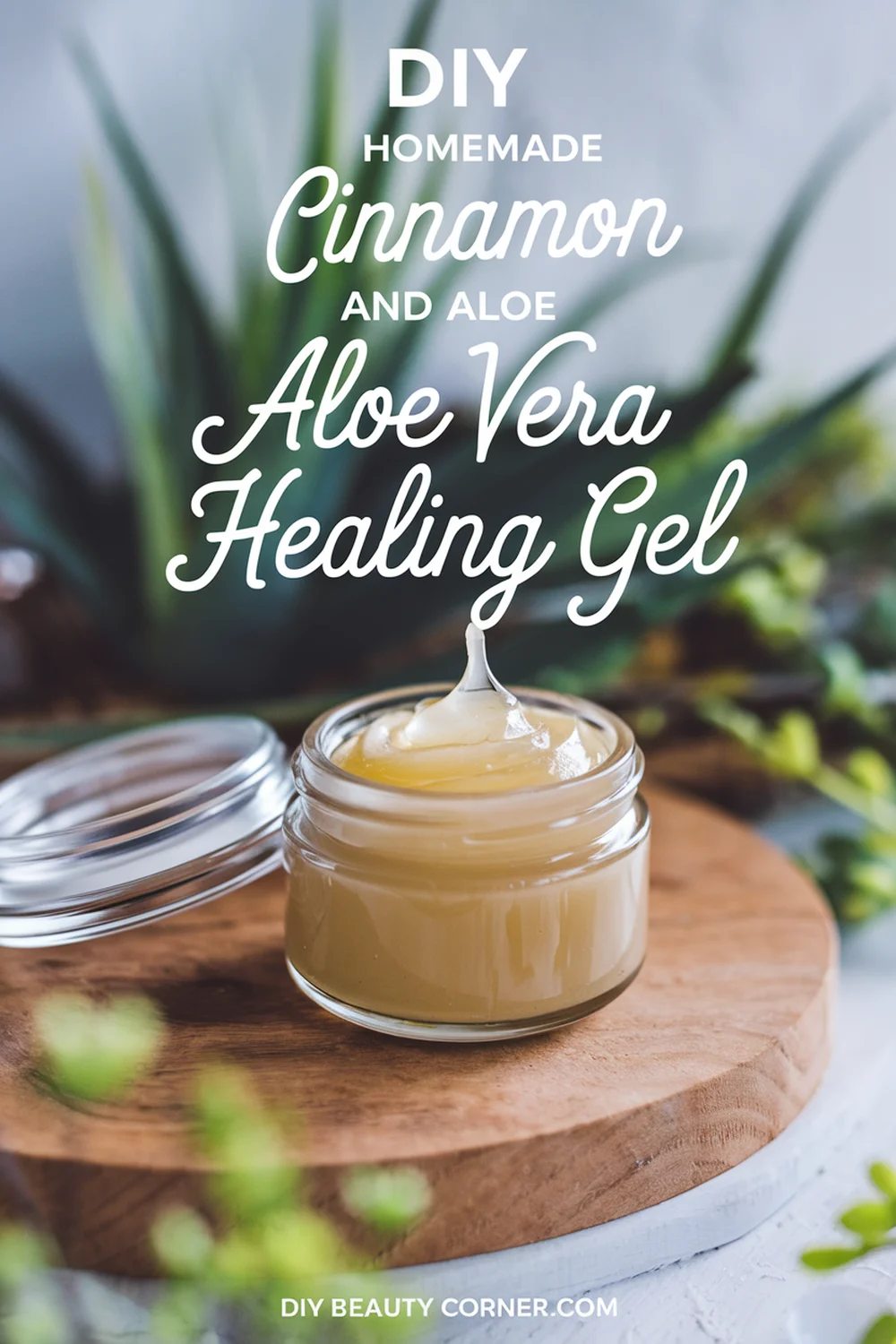 DIY HOMEMADE Cinnamon And Aloe Vera Healing Gel 