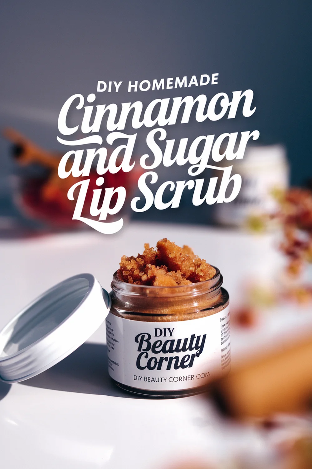 DIY HOMEMADE Cinnamon And Sugar Lip Scrub 