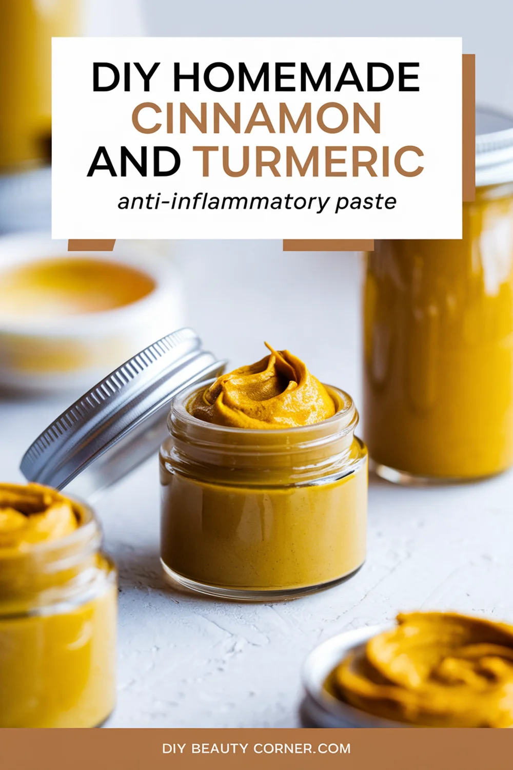 DIY HOMEMADE Cinnamon And Turmeric Anti-Inflammatory Paste 