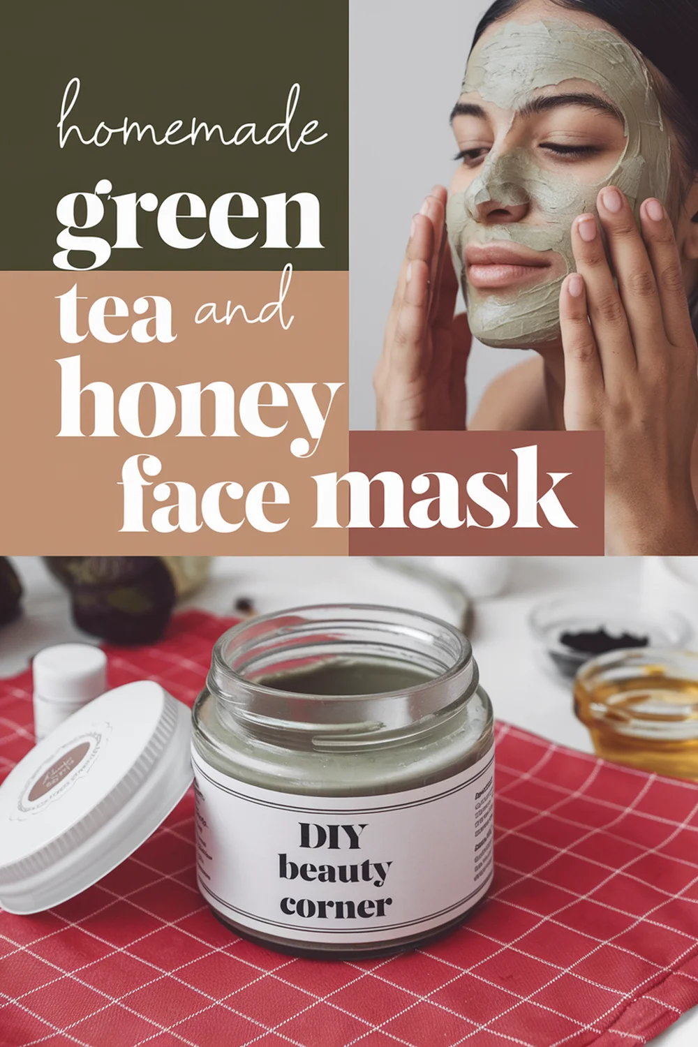 DIY HOMEMADE Green Tea And Honey Anti-Inflammatory Mask 