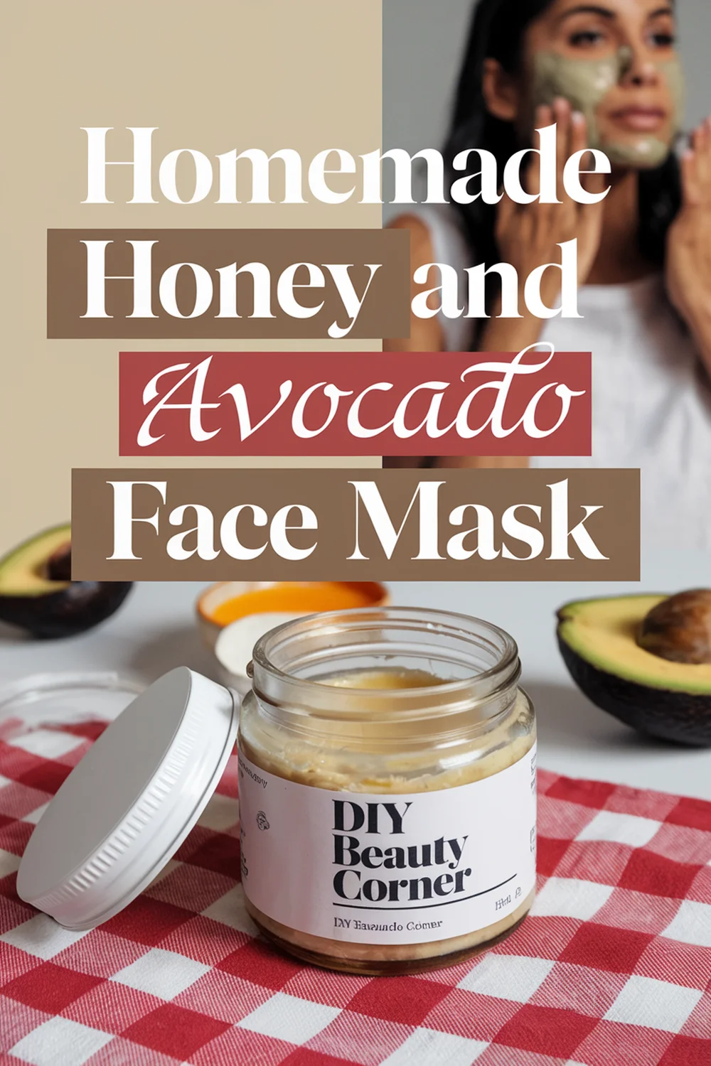 DIY HOMEMADE Honey And Avocado Hydrating Mask 