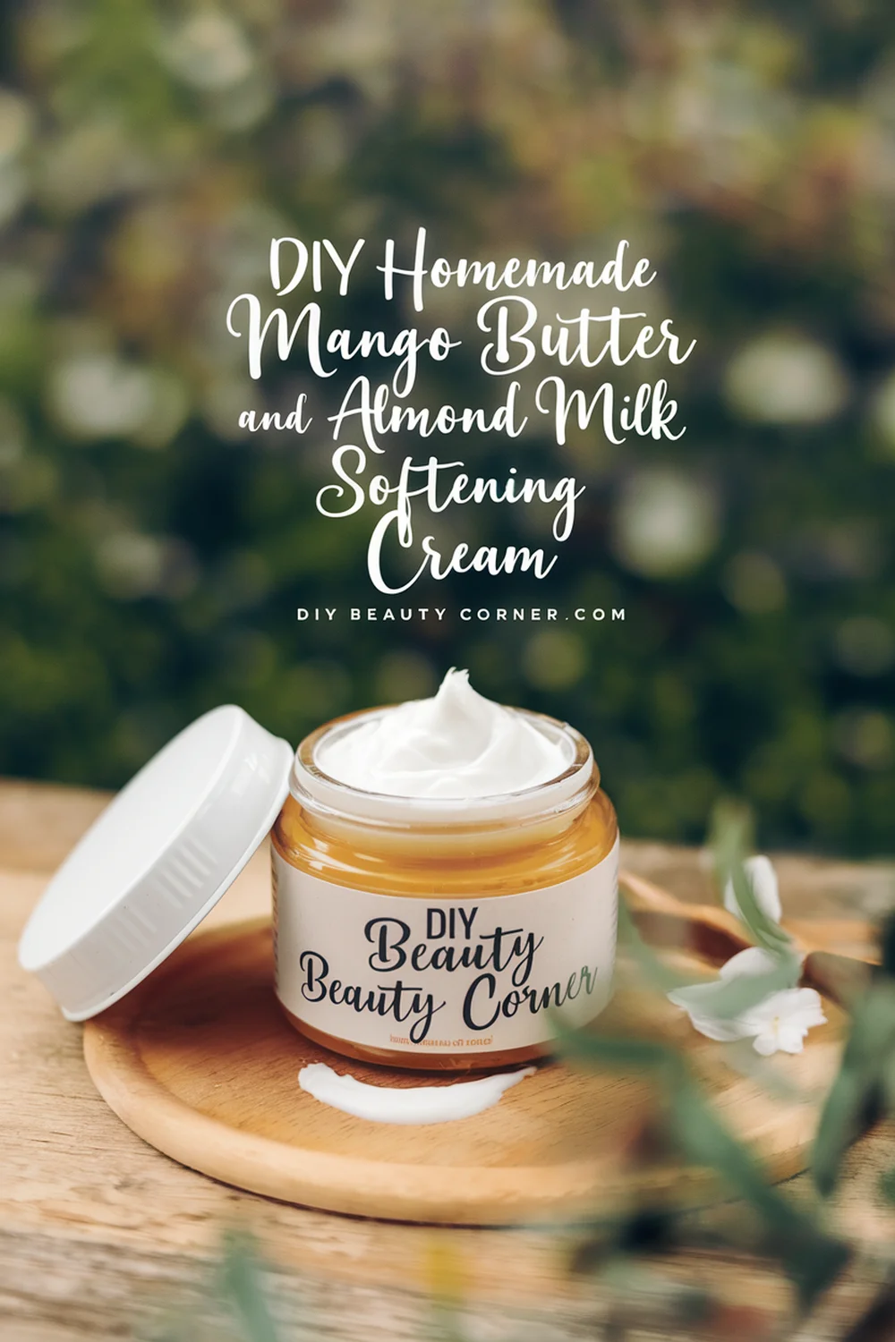 DIY HOMEMADE Mango Butter and Almond Milk Softening Cream 