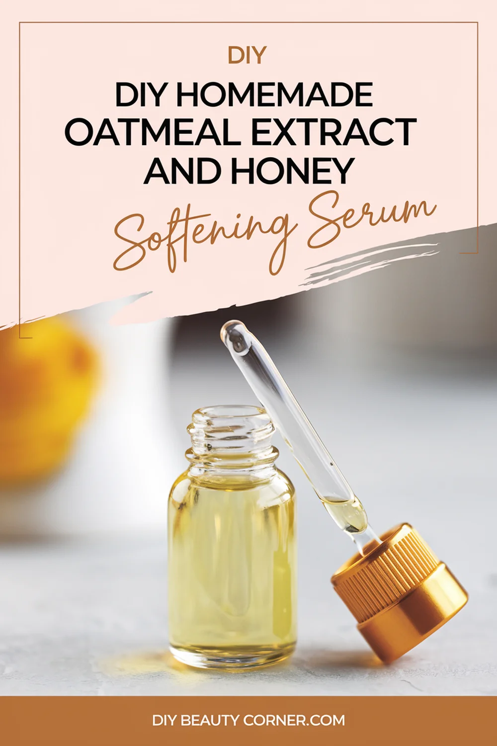 DIY HOMEMADE Oatmeal Extract And Honey Softening Serum 