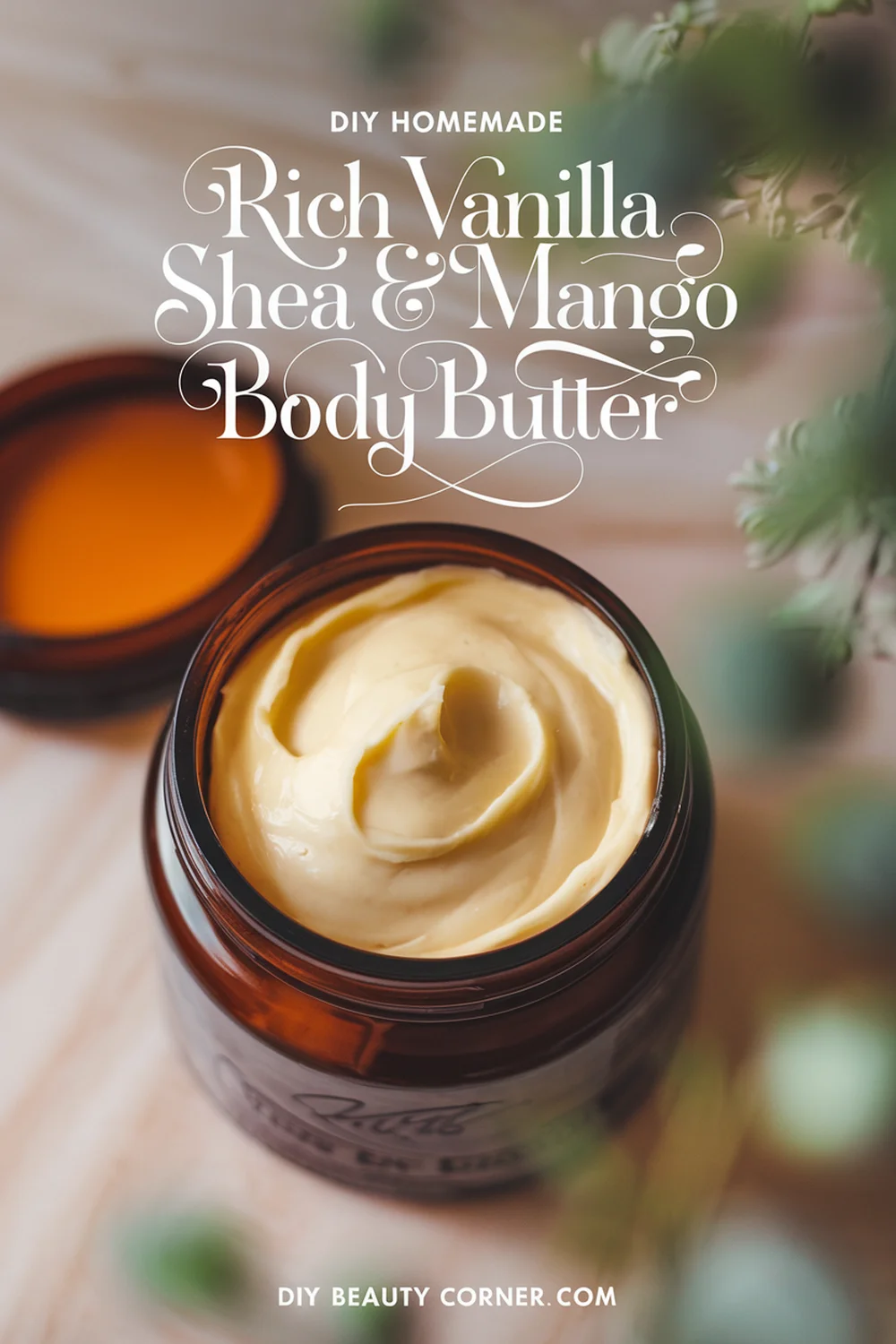 DIY HOMEMADE Rich Vanilla Shea & Mango Butter Body Butter 