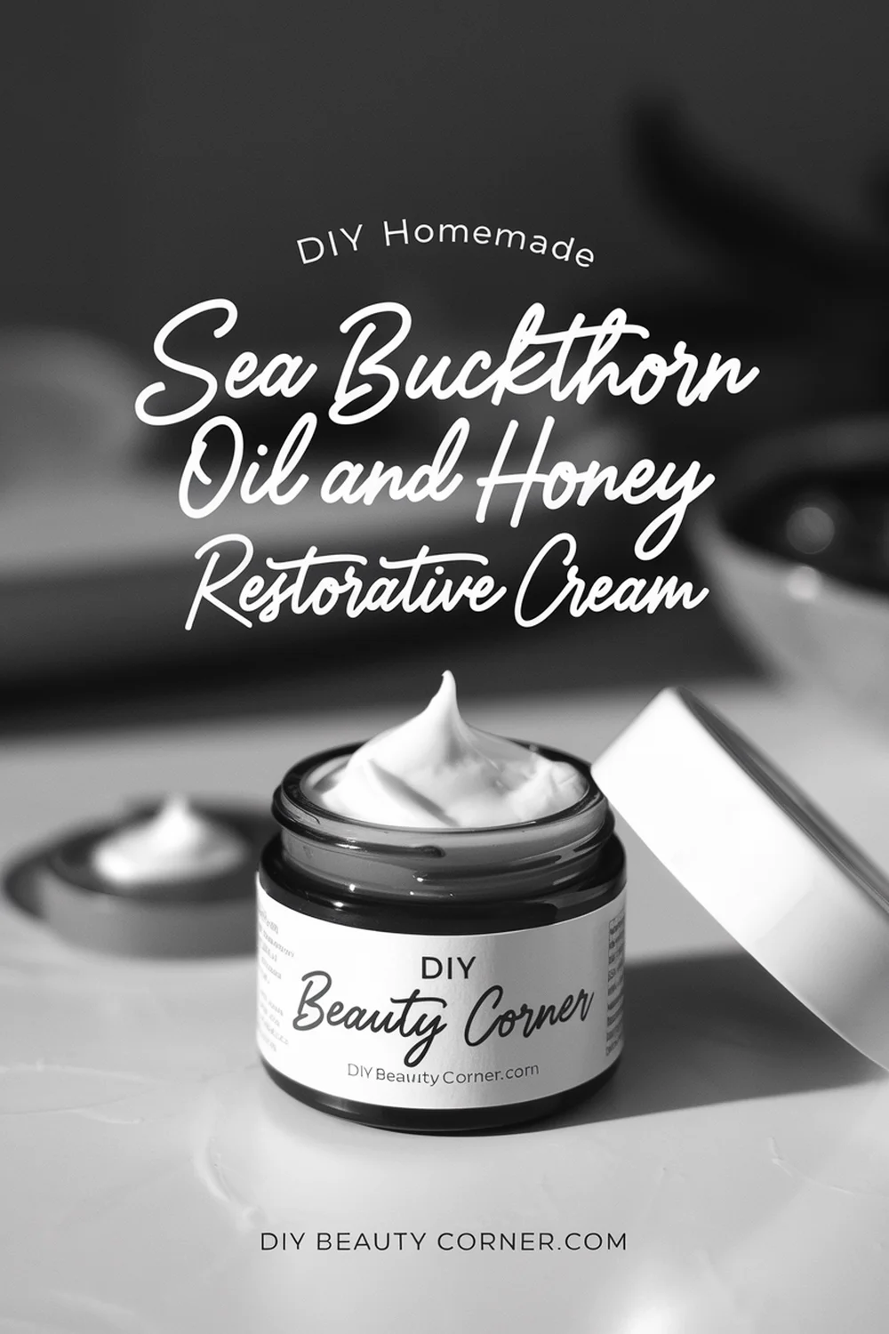 DIY HOMEMADE Sea Buckthorn Oil and Honey Restorative Cream 