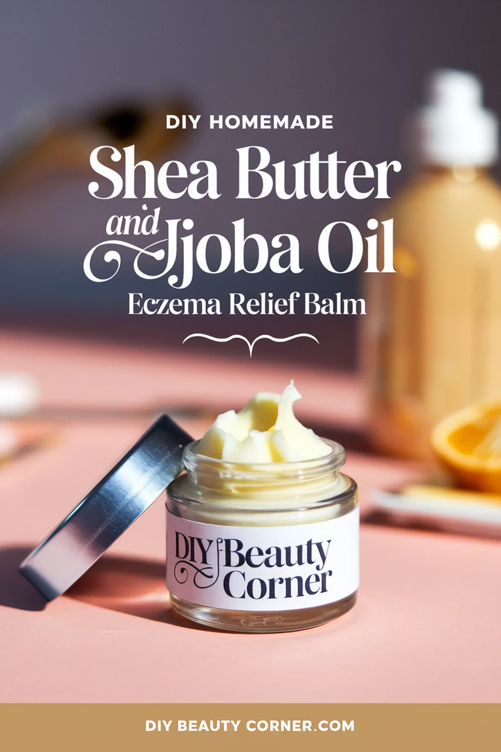 DIY HOMEMADE Shea Butter and Jojoba Oil Eczema Relief Balm 