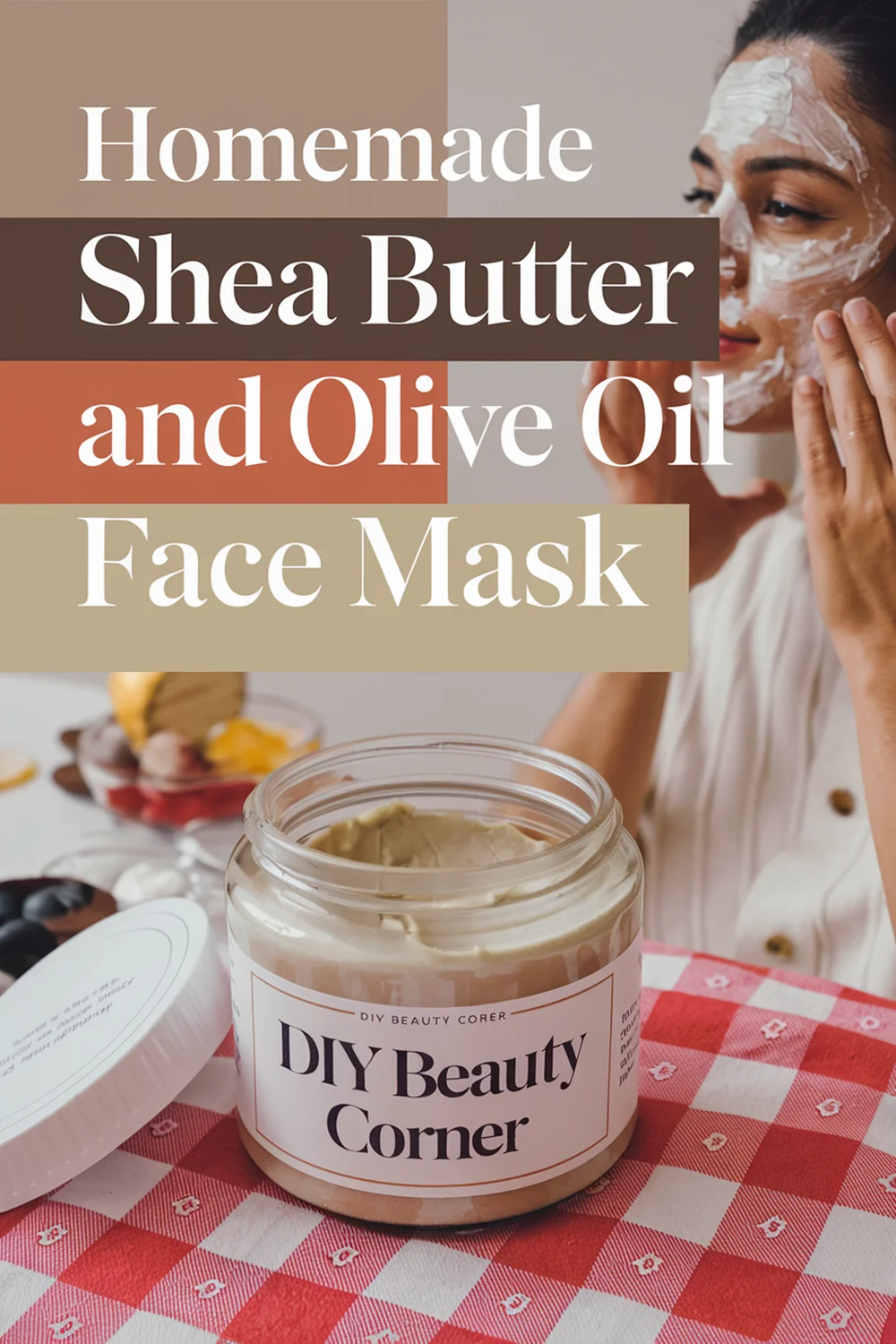 DIY HOMEMADE Shea Butter And Olive Oil Moisturizing Mask 