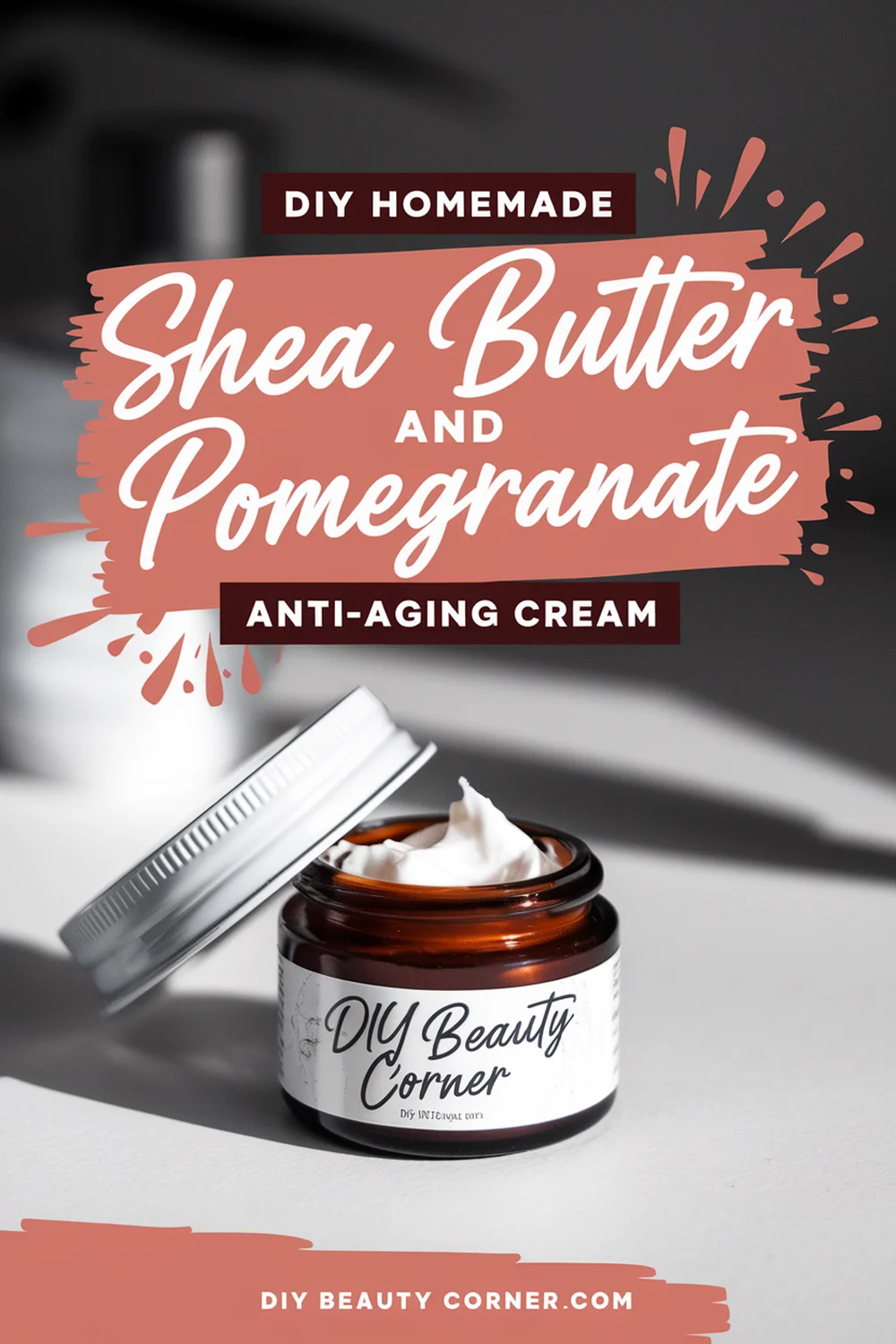 DIY HOMEMADE Shea Butter and Pomegranate Anti-Aging Face Cream 