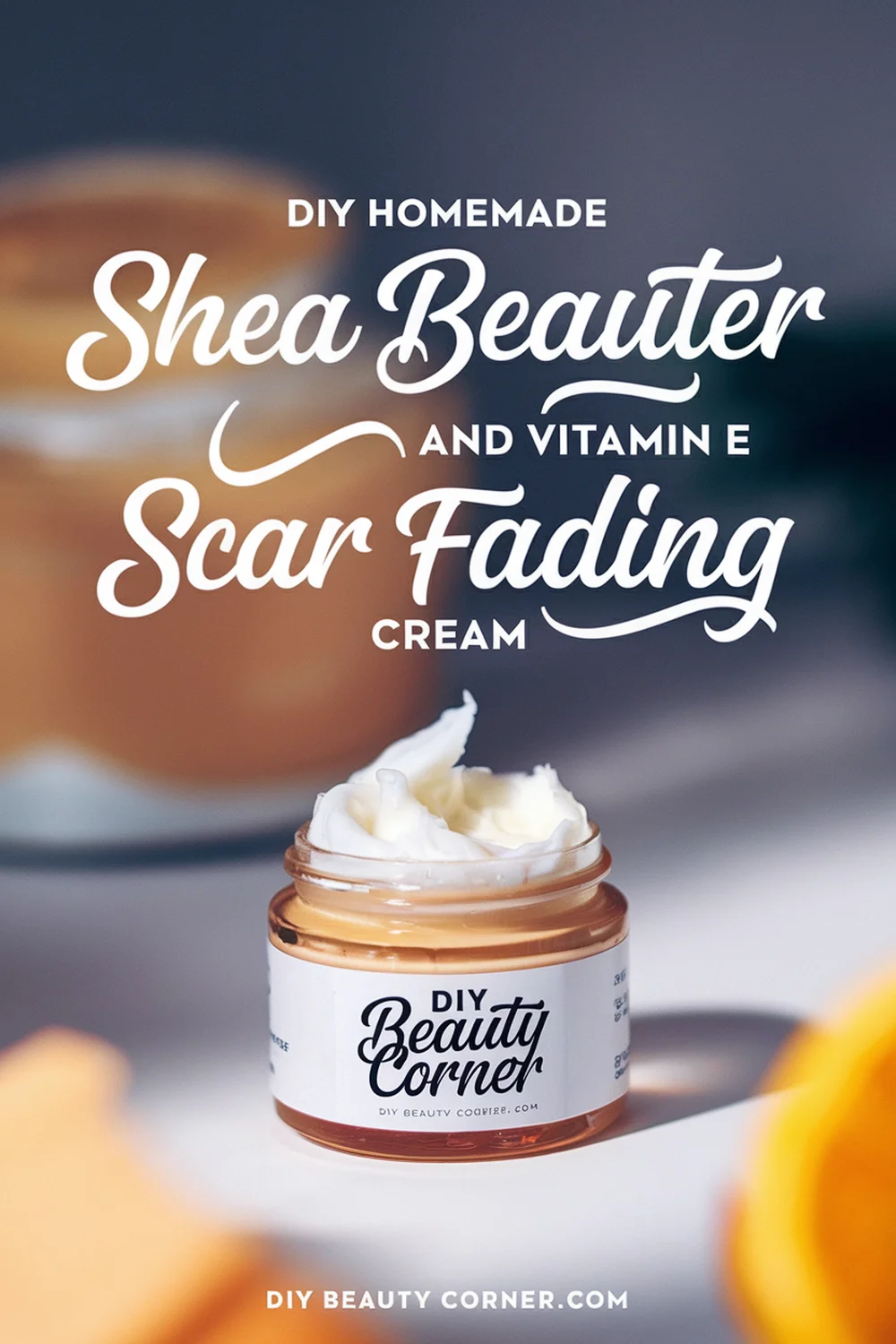 DIY HOMEMADE Shea Butter and Vitamin E Scar Fading Cream 