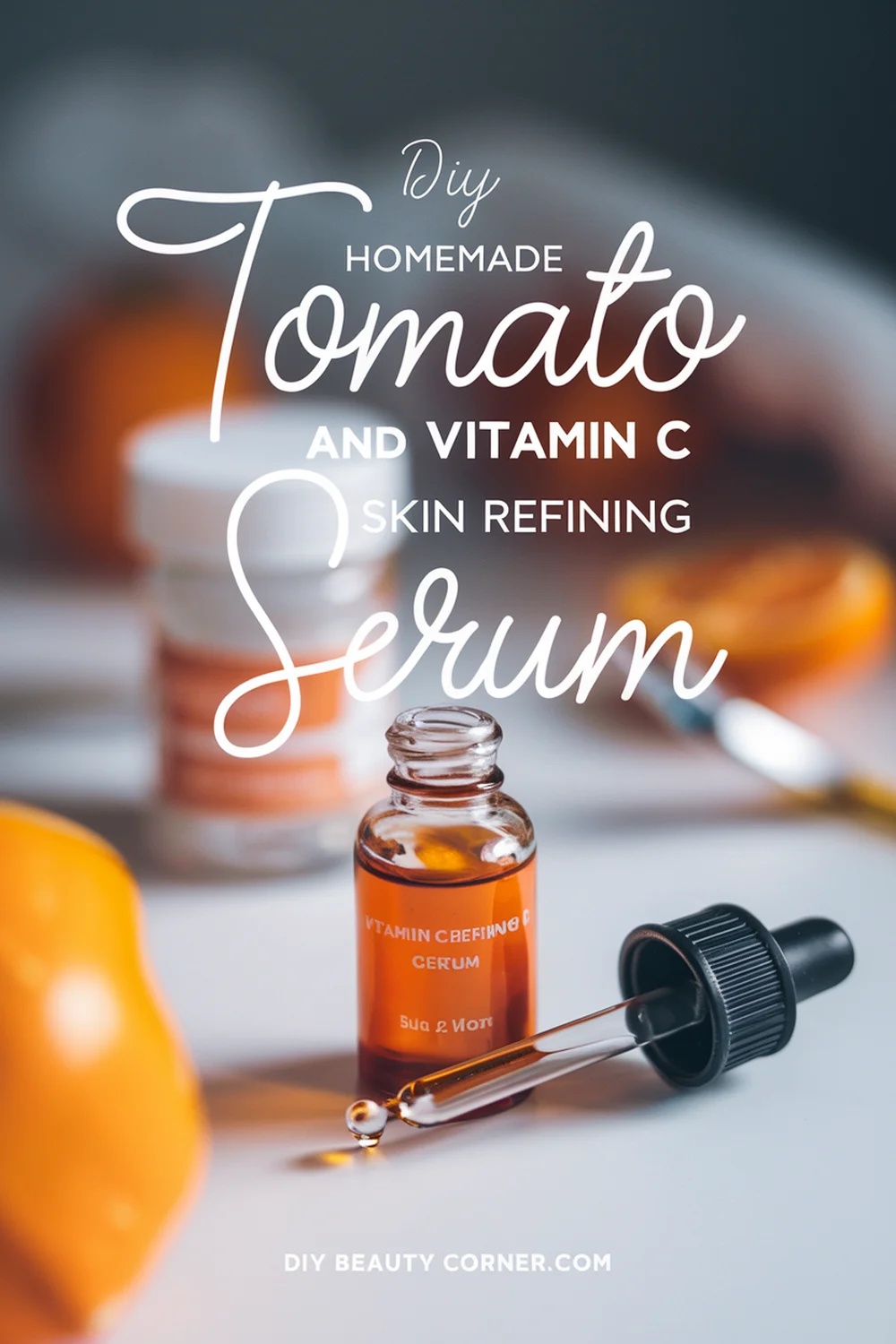 DIY HOMEMADE Tomato and Vitamin C Skin Refining Serum 