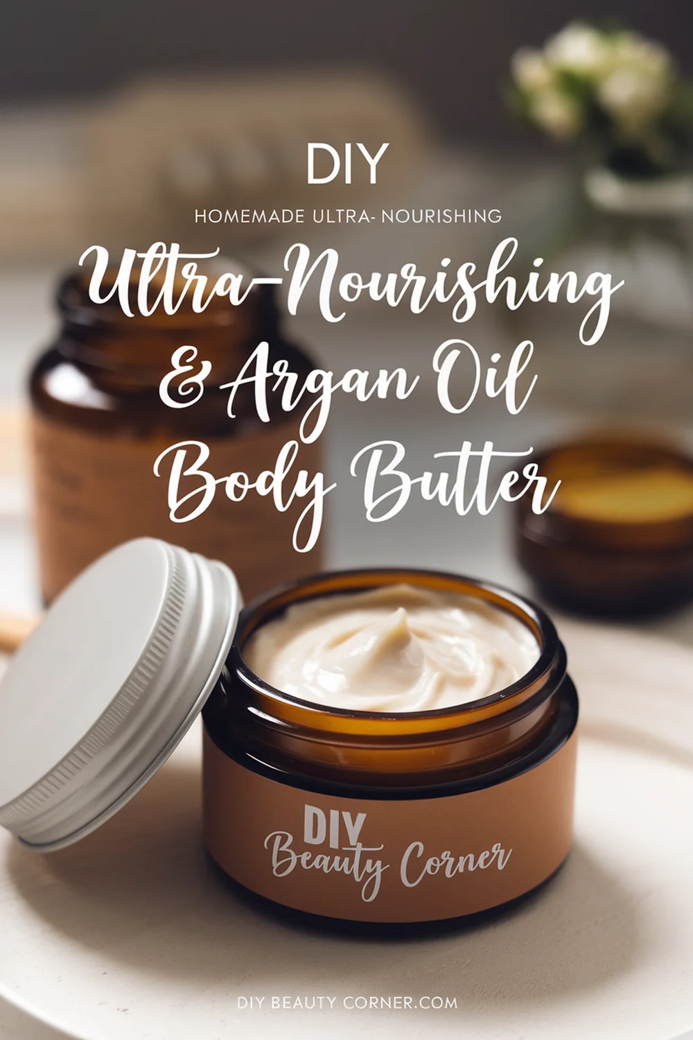 DIY HOMEMADE Ultra-Nourishing Vanilla & Argan Oil Body Butter 