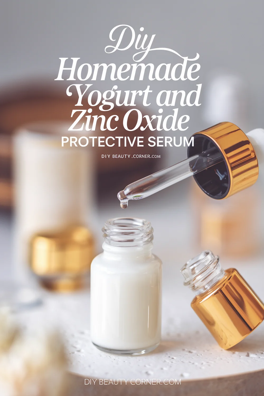 DIY HOMEMADE Yogurt and Zinc Oxide Protective Serum 