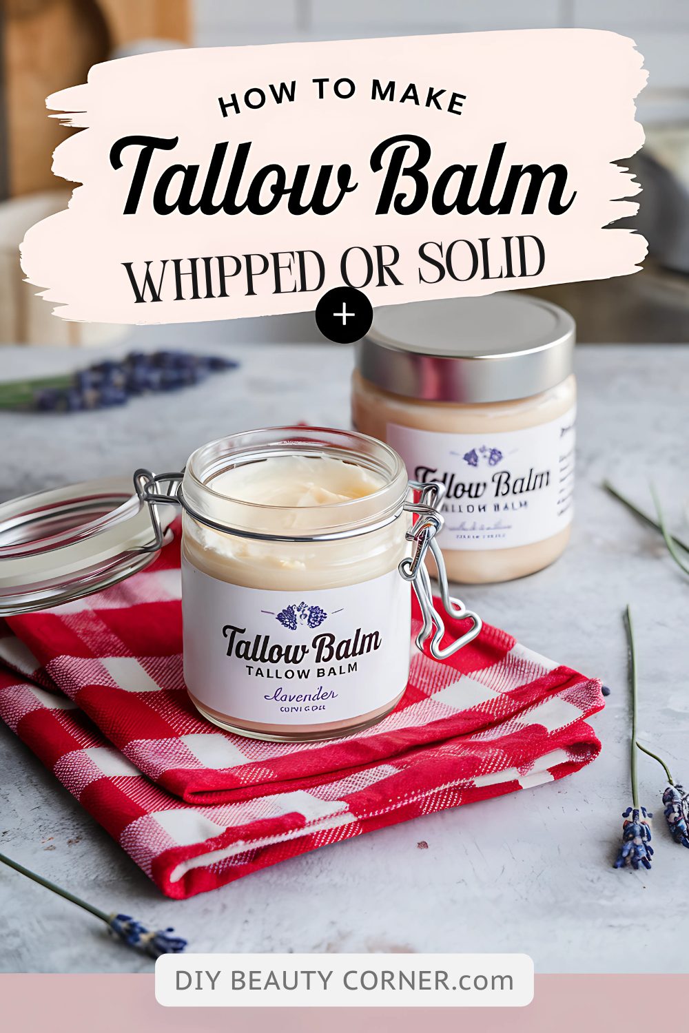 How to Make Organic Grass Fed Tallow Balm: Whipped or Solid