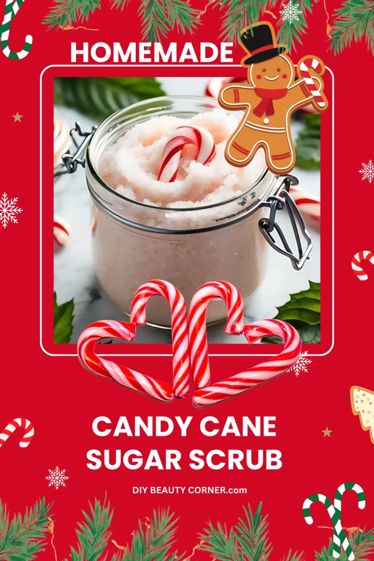 Candy Cane Sugar Scrub: Experience Refreshing Peppermint Bliss for Your Skin