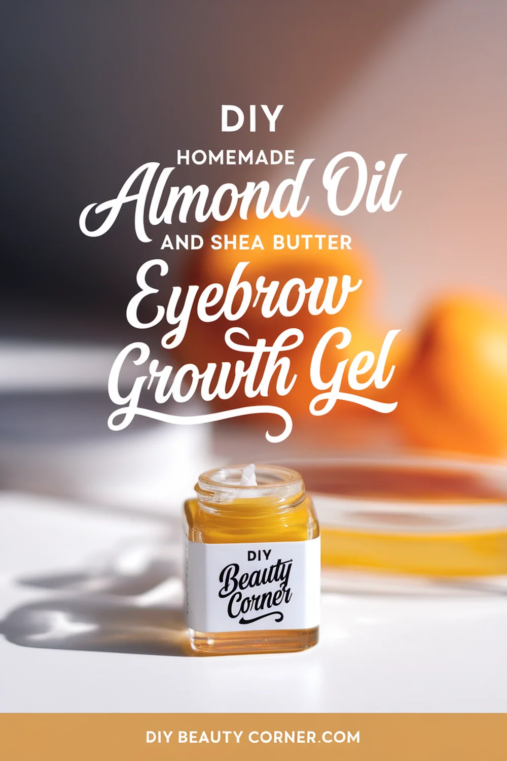 DIY HOMEMADE Almond Oil and Shea Butter Growth Gel 