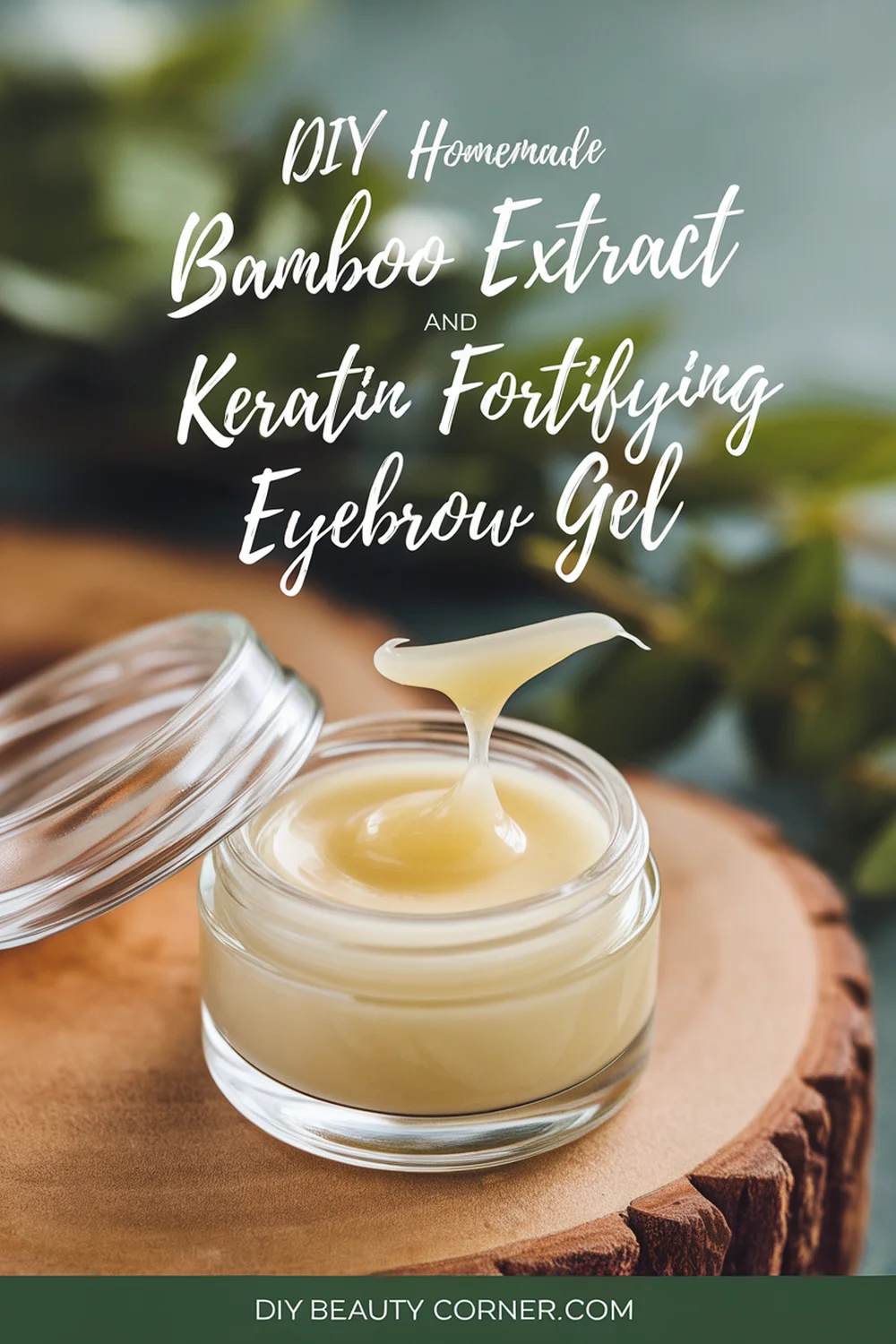 DIY HOMEMADE Bamboo Extract and Keratin Fortifying Gel 