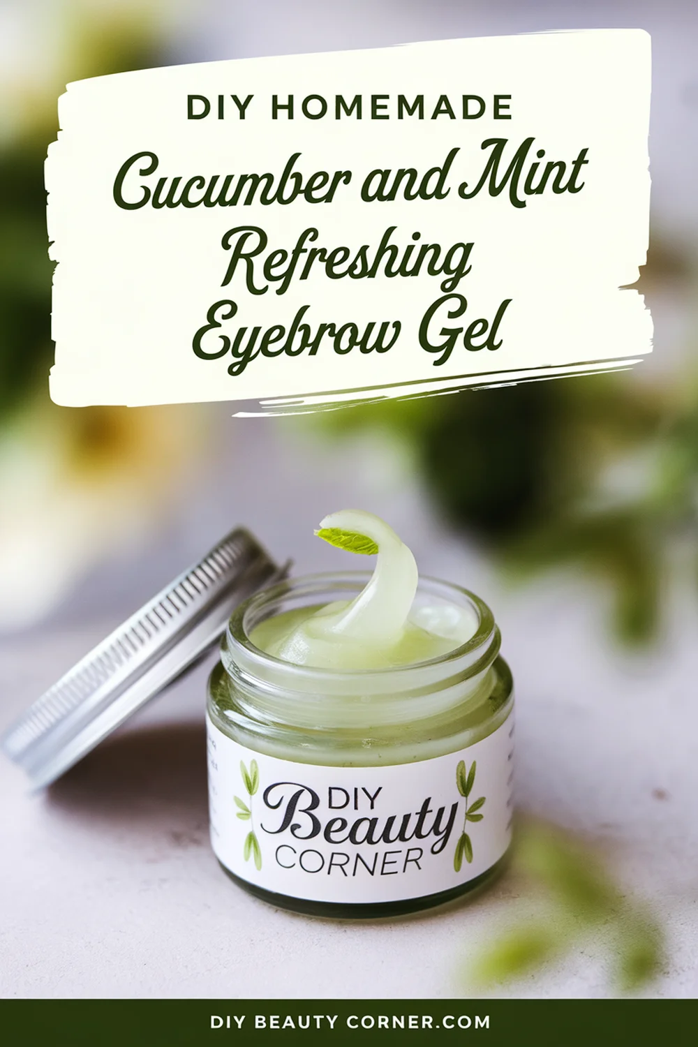 DIY HOMEMADE Cucumber and Mint Refreshing Gel 