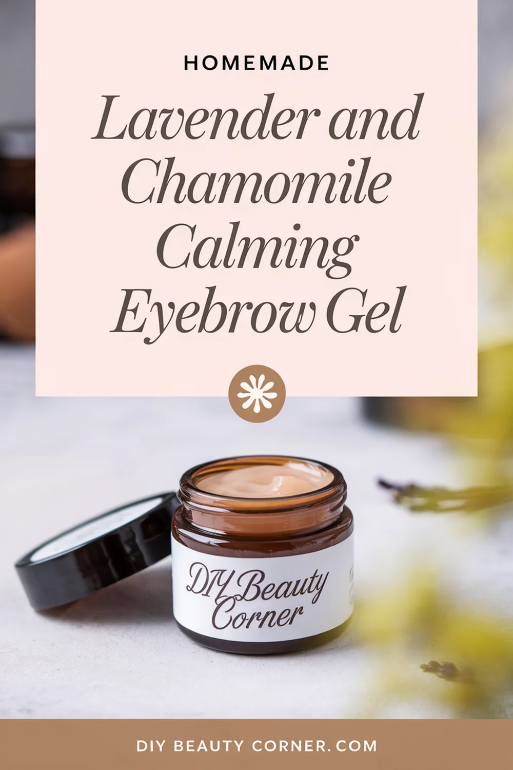 DIY HOMEMADE Lavender Oil and Chamomile Calming Gel 