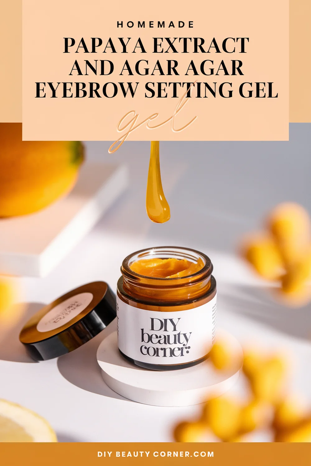 DIY HOMEMADE Papaya Extract and Agar Agar Setting Gel 