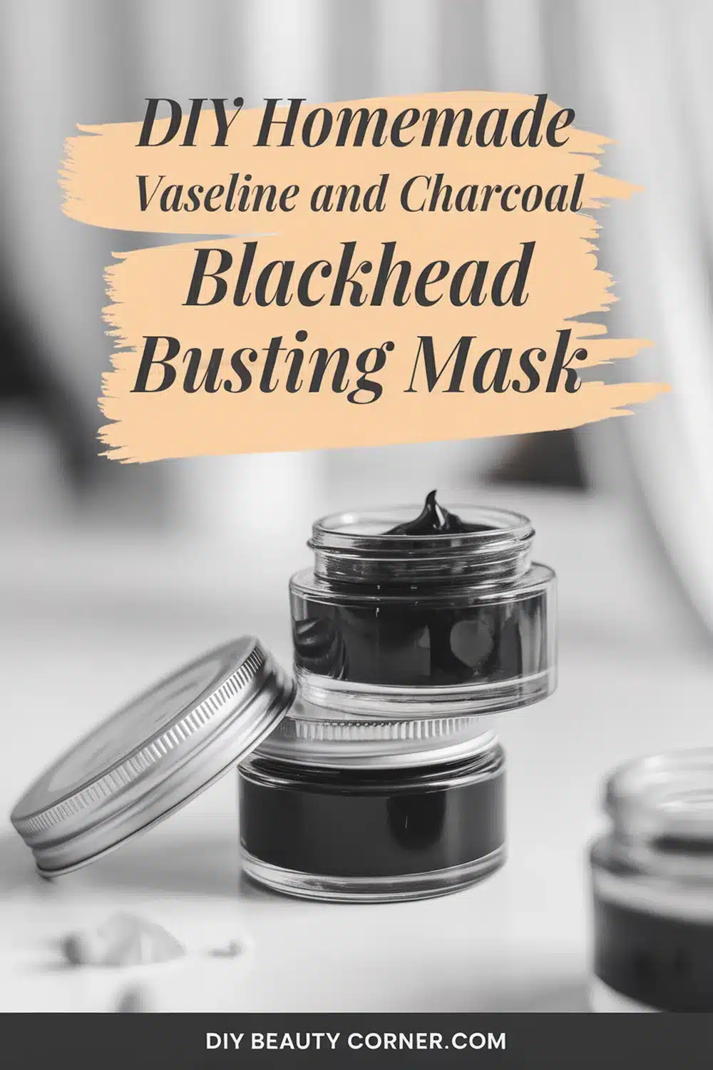 DIY HOMEMADE Vaseline and Charcoal Blackhead Busting Mask