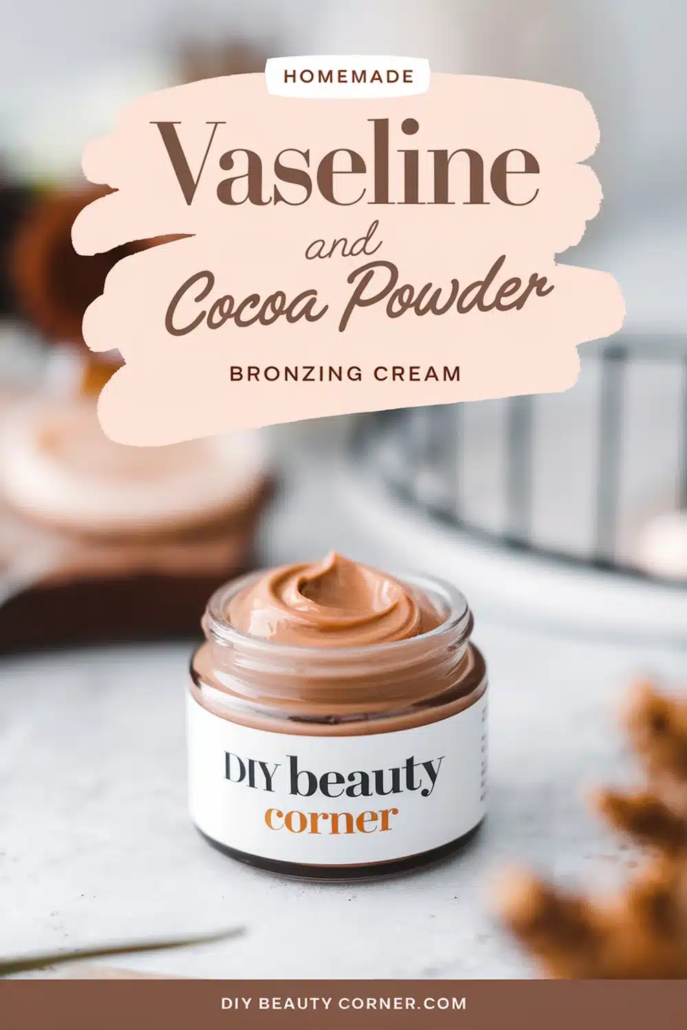 DIY HOMEMADE Vaseline and Cocoa Powder Bronzing Cream