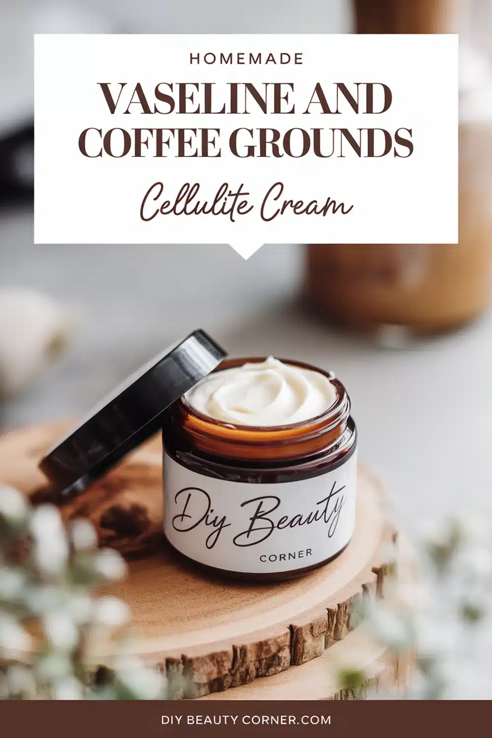 DIY HOMEMADE Vaseline and Coffee Grounds Cellulite Cream