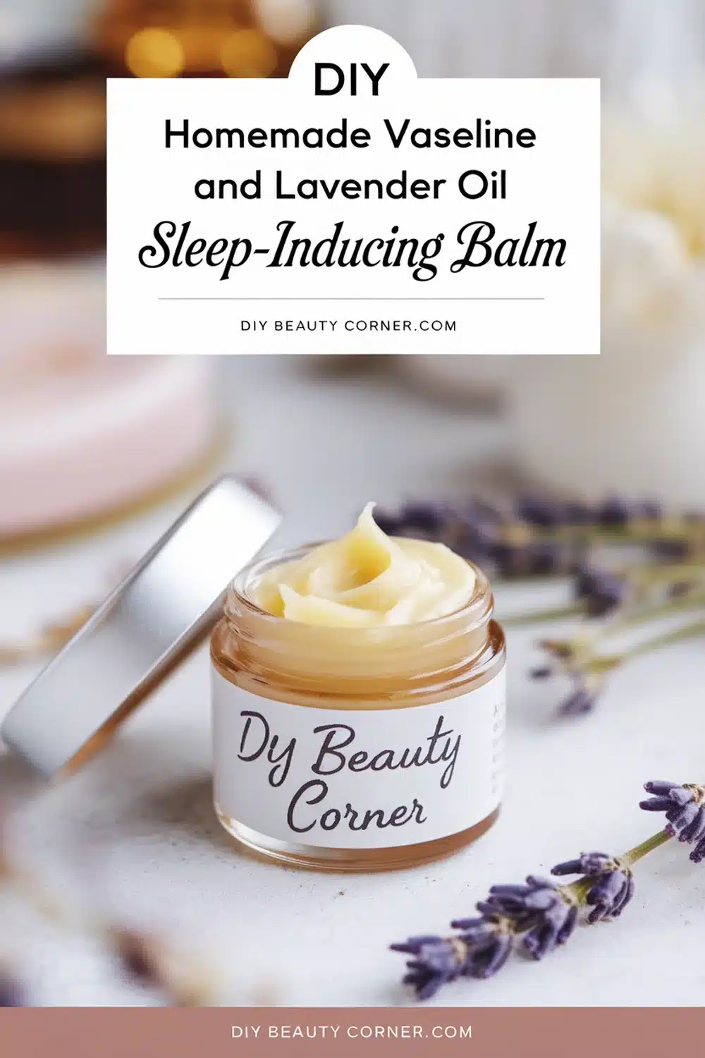 DIY HOMEMADE Vaseline and Lavender Oil Sleep-Inducing Balm