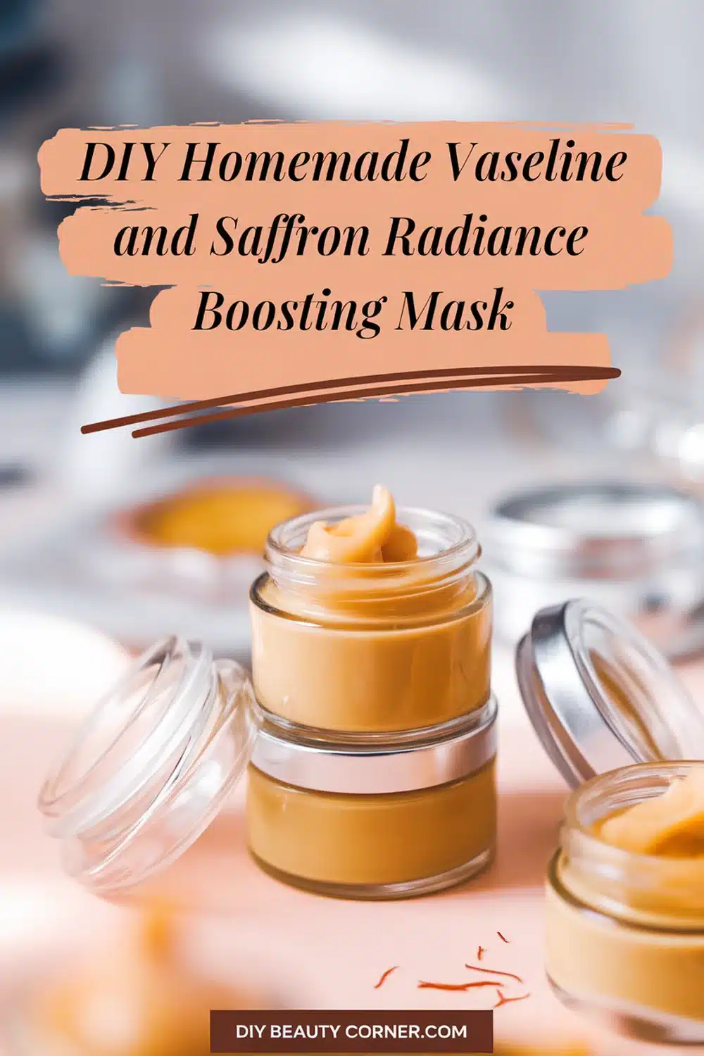 DIY HOMEMADE Vaseline and Saffron Radiance Boosting Mask