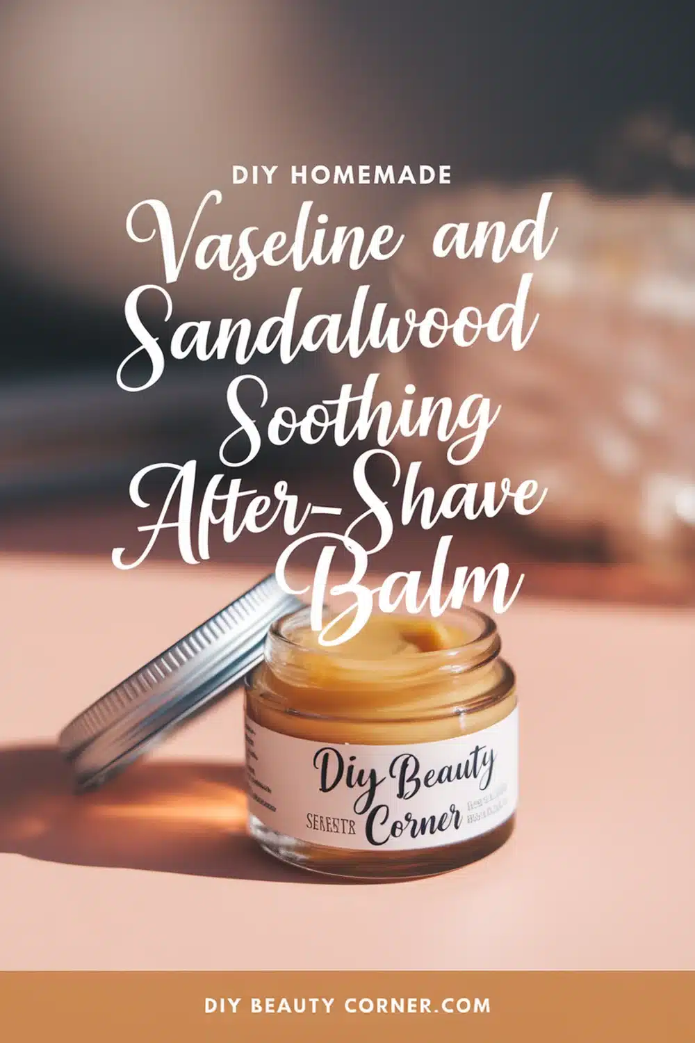 DIY HOMEMADE Vaseline and Sandalwood Soothing After-Shave Balm