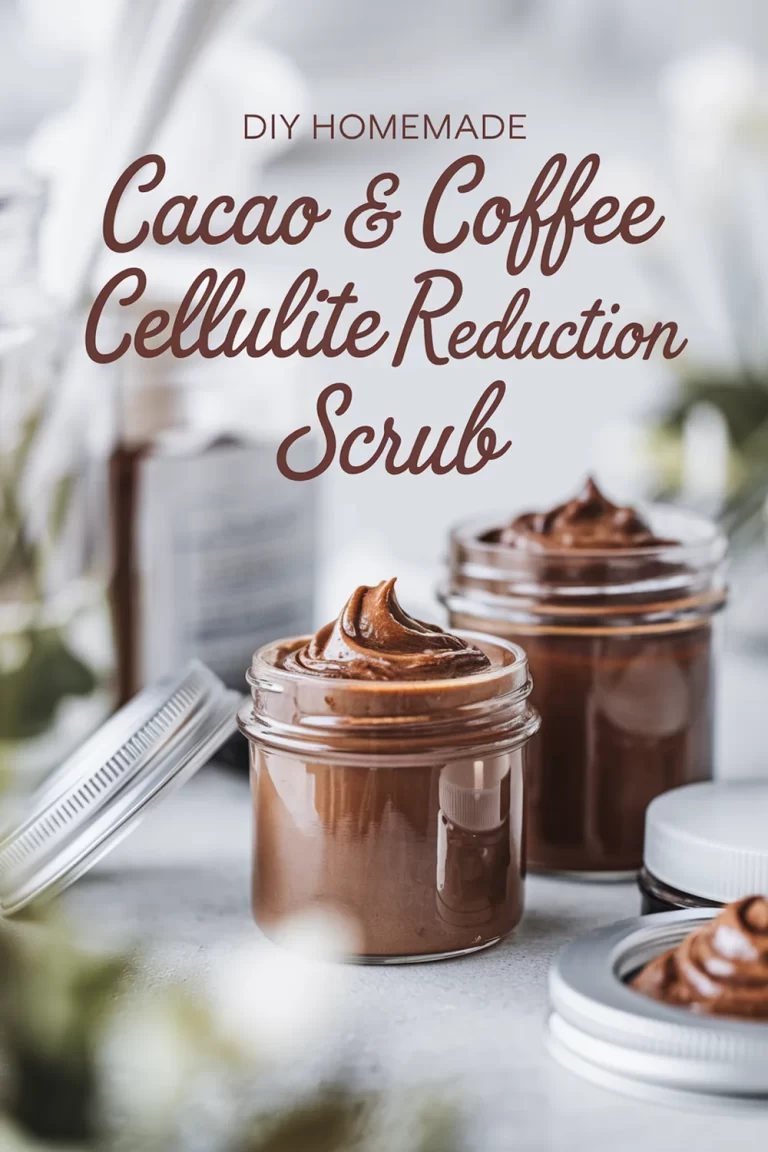 Easy Homemade Body Scrub For Cellulite Reduction – Cacao and Coffee Recipe