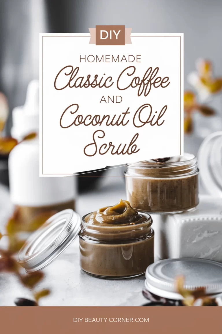 Homemade Classic Coffee and Coconut Oil Body Scrub