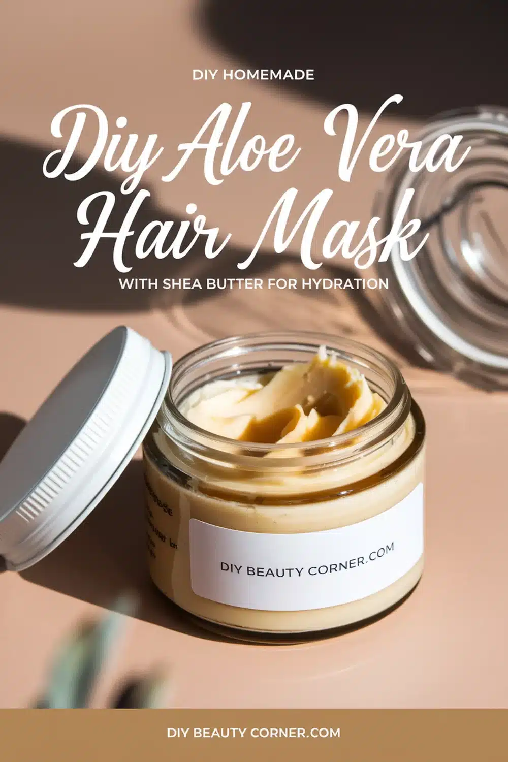 DIY HOMEMADE DIY Aloe Vera Hair Mask With Shea Butter For Hydration