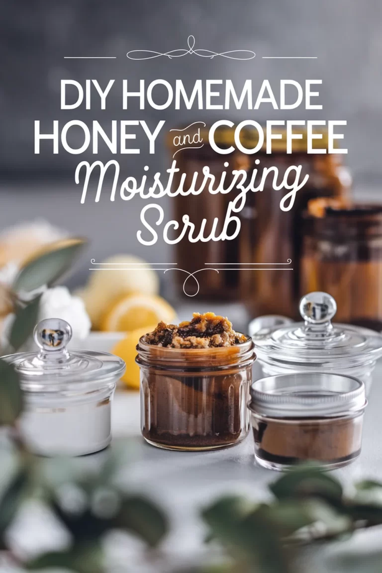 Easy 3 Ingredients Homemade Moisturizing Body Scrub