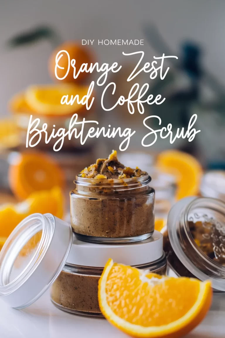 DIY Homemade Brightening Body Scrub – Orange Zest and Coffee Recipe