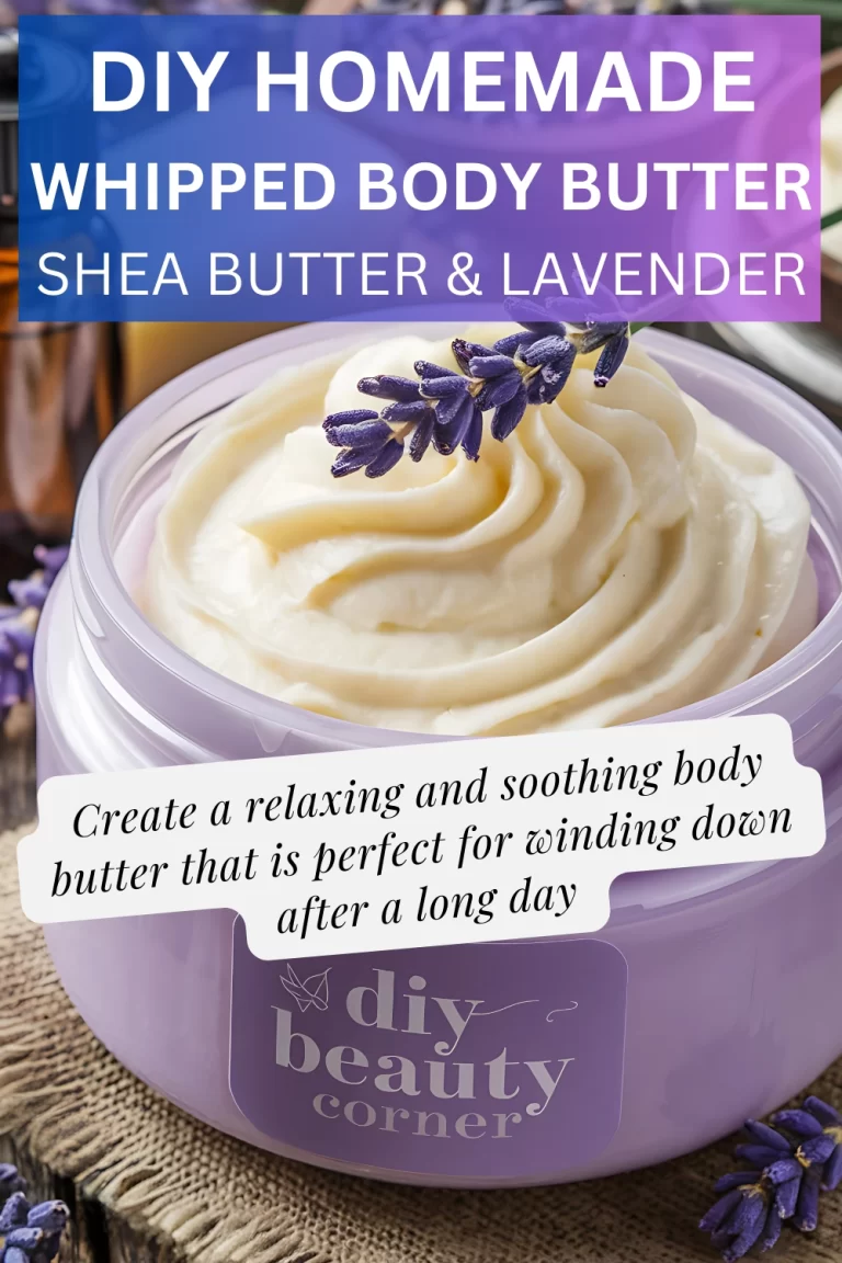 Whipped Lavender Body Butter Recipe: DIY Relaxing Shea Butter Blend