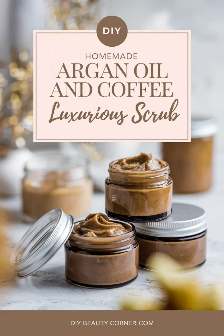 DIY Homemade Argan Oil and Coffee Luxurious Body Scrub