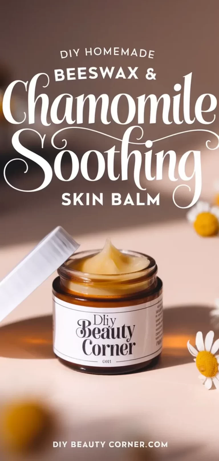 How to Make a Soothing Skin Balm – Beeswax and Chamomile for Gentle Skin Care